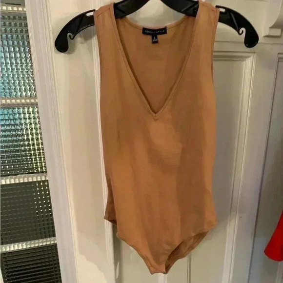 Kendle & Kylie light brown body suit racer back size small - Picture 1 of 6
